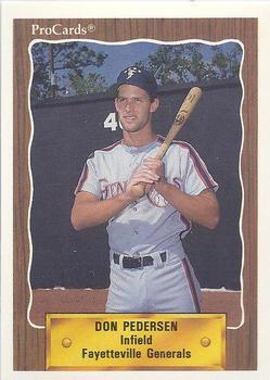 1990 ProCards #2414 Don Pedersen Front