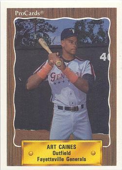 1990 ProCards #2419 Art Caines Front