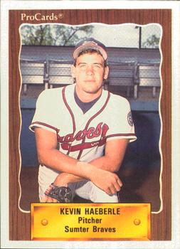 1990 ProCards #2427 Kevin Haeberle Front