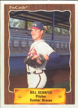 1990 ProCards #2430 Bill Schafer Front