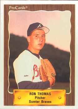 1990 ProCards #2434 Ron Thomas Front