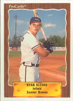 1990 ProCards #2441 Ryan Klesko Front