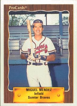 1990 ProCards #2443 Miguel Mendez Front
