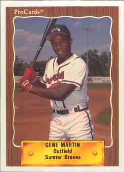 1990 ProCards #2446 Gene Martin Front
