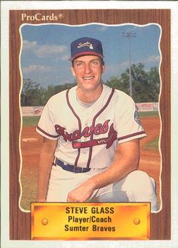 1990 ProCards #2452 Steve Glass Front