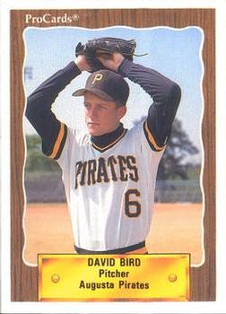 1990 ProCards #2456 David Bird Front