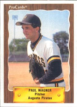 1990 ProCards #2464 Paul Wagner Front