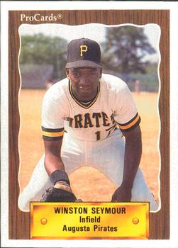 1990 ProCards #2475 Winston Seymour Front