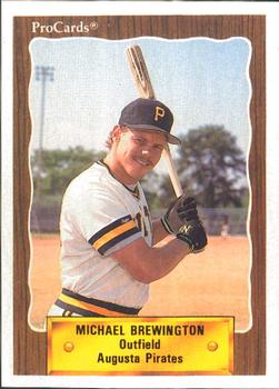 1990 ProCards #2476 Michael Brewington Front