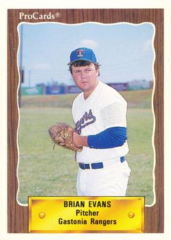 1990 ProCards #2515 Brian Evans Front