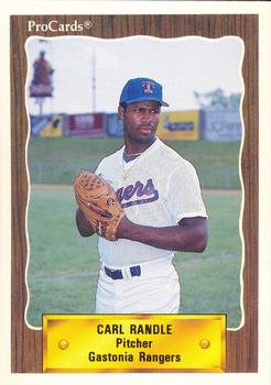 1990 ProCards #2519 Carl Randle Front