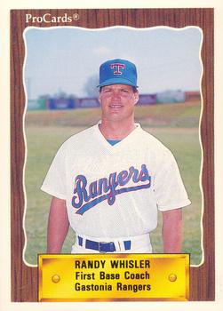 1990 ProCards #2537 Randy Whisler Front