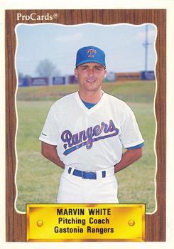1990 ProCards #2538 Marvin White Front