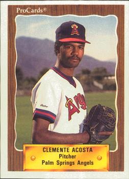 1990 ProCards #2569 Clemente Acosta Front