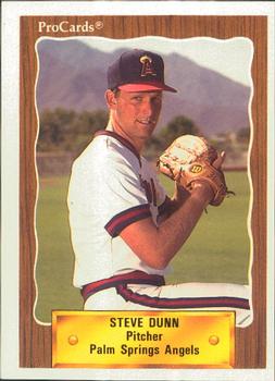 1990 ProCards #2571 Steve Dunn Front