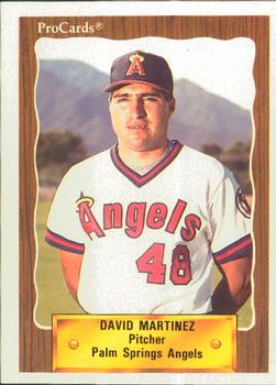 1990 ProCards #2573 David Martinez Front