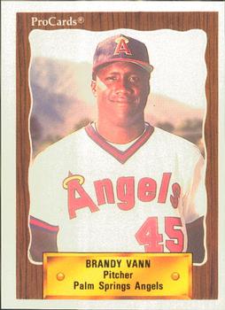 1990 ProCards #2577 Brandy Vann Front