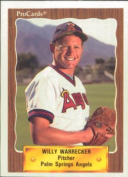 1990 ProCards #2579 Willy Warrecker Front