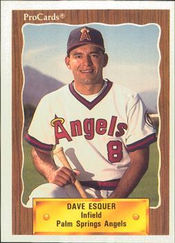 1990 ProCards #2583 Dave Esquer Front