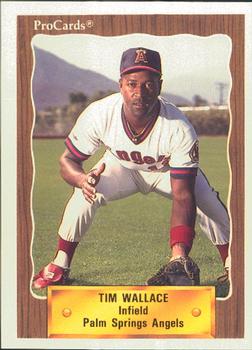 1990 ProCards #2588 Tim Wallace Front
