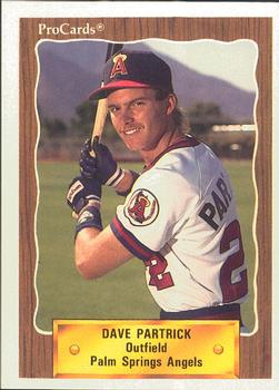 1990 ProCards #2591 Dave Partrick Front