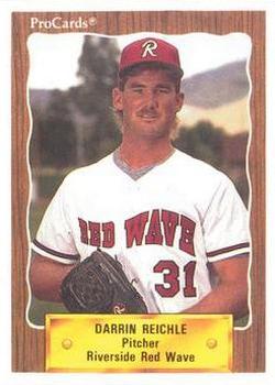 1990 ProCards #2607 Darrin Reichle Front