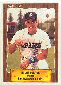 1990 ProCards #2642 Brian Turang Front