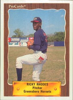 1990 ProCards #2663 Ricky Rhodes Front