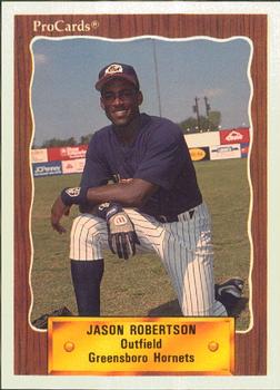 1990 ProCards #2677 Jason Robertson Front
