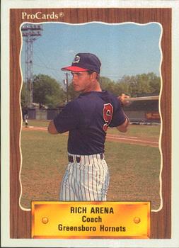 1990 ProCards #2681 Rich Arena Front