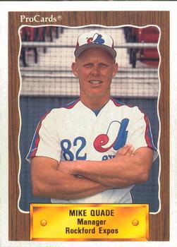 1990 ProCards #2710 Mike Quade Front