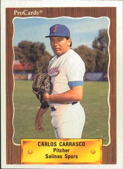 1990 ProCards #2718 Carlos Carrasco Front