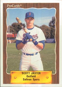 1990 ProCards #2732 Scott Jaster Front