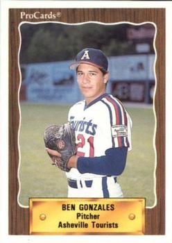 1990 ProCards #2740 Ben Gonzales Front