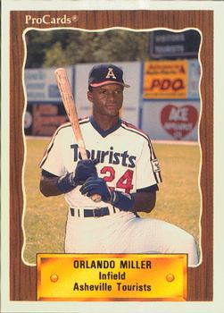 1990 ProCards #2757 Orlando Miller Front