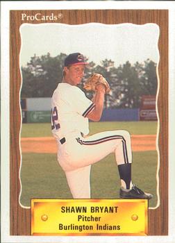 1990 ProCards #3003 Shawn Bryant Front
