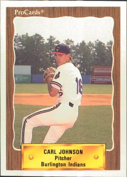 1990 ProCards #3006 Carl Johnson Front