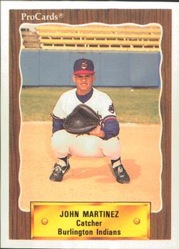 1990 ProCards #3012 John Martinez Front
