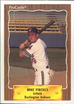 1990 ProCards #3016 Mike Pinckes Front