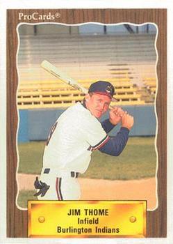 1990 ProCards #3018 Jim Thome Front