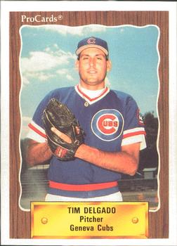 1990 ProCards #3045 Tim Delgado Front