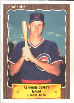 1990 ProCards #3047 Stephen Coffey Front