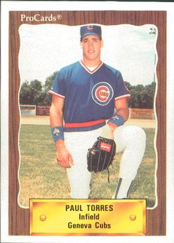 1990 ProCards #3048 Paul Torres Front
