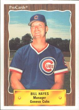 1990 ProCards #3053 Bill Hayes Front