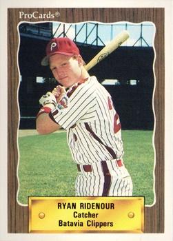 1990 ProCards #3069 Ryan Ridenour Front