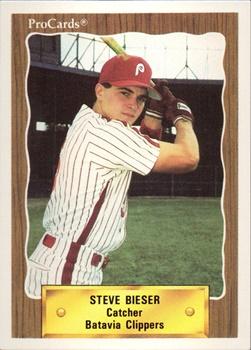 1990 ProCards #3078 Steve Bieser Front