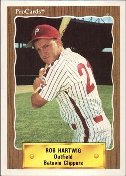 1990 ProCards #3079 Rob Hartwig Front