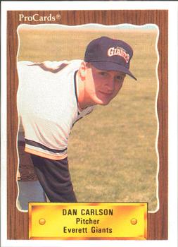 1990 ProCards #3119 Dan Carlson Front