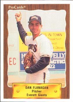 1990 ProCards #3120 Dan Flanagan Front