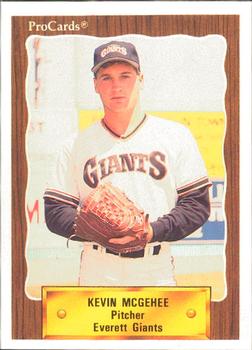 1990 ProCards #3123 Kevin McGehee Front